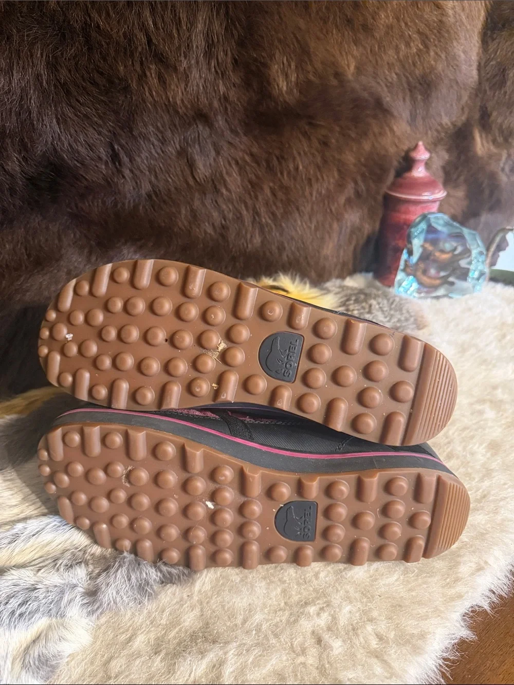 Sorel purple and Black Waterproof Winter Boots 12 (5235)